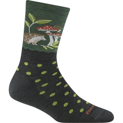 Darn Tough ponožky dámske Lifestyle Crew Lightweight with cushion hedgehog moss