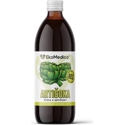 EkoMedica Artyčok 100% přírodní šťáva 500 ml