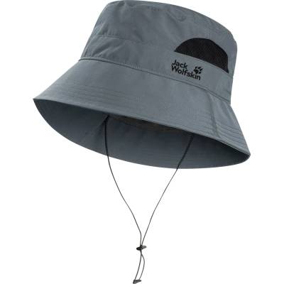 Jack Wolfskin Шапка Jack Wolfskin Vent Bucket Hat - Grey Odessa - размер M (904-5786-0111)