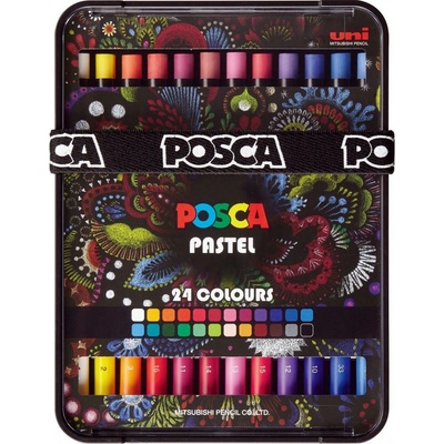 POSCA Sada voskových pastelov 24 ks