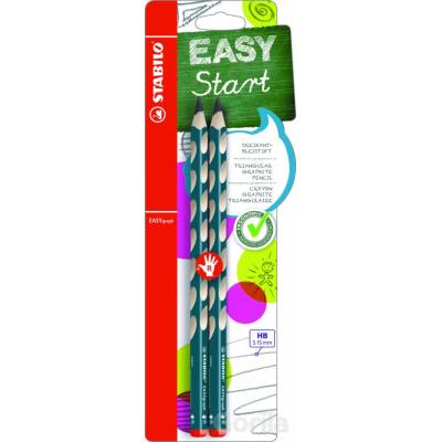 Stabilo Ergonomická ceruzka EASYgraph 2 kusy petrolejová pre pravákov