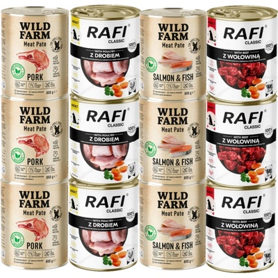 Dolina Noteci Rafi Classicv Pate Mix chutí 12 x 800 g