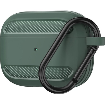 Techsuit Калъф за AirPods 3 - Carbon Silicone - Green