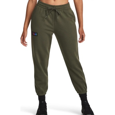 Under Armour nohavice pjt rock HW Terry pnt 1380196-390 green