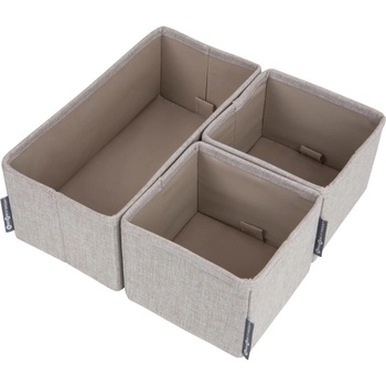 Bigso Комплект от 3 бежови органайзера за чекмеджета - Bigso Box of Sweden (6942S0201-99)