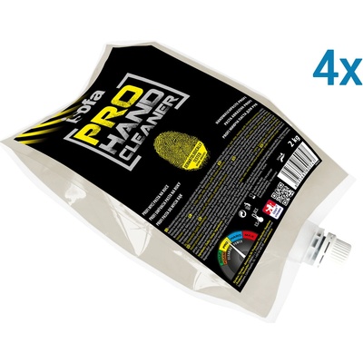 Isofa Pro Profi mycí pasta na ruce náhradní náplň žlutá 4 x 2 kg