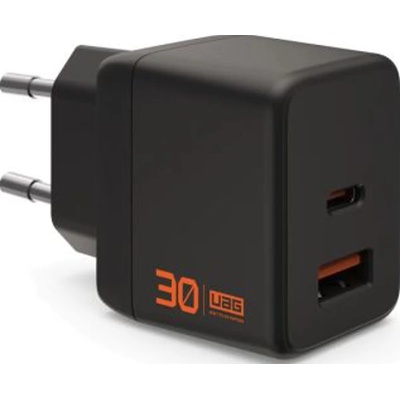 Urban Armor Gear(UAG) Uag srge 30w 2-портово зарядно устройство (usb-c, usb-a) черно ЕС (9b443511v4040)