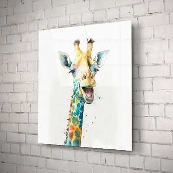 Art gift Стъклено АРТ пано - Пъстър поздрав