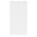 vidaXL Плисирана щора Бяла 105x200 cm Ширина на плата 104, 4 cm (4015518)