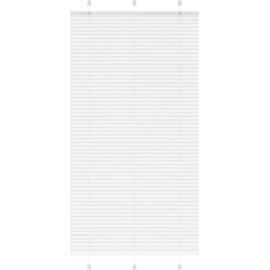 vidaXL Плисирана щора Бяла 105x200 cm Ширина на плата 104, 4 cm (4015518)
