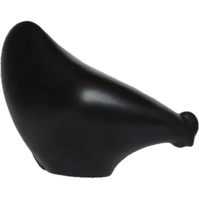 Český Porcelán Dubí Sliepočka 10,4 x 4,5 x 7,5 cm ČIERNA