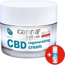 Cannabellum CBD pleťový regenerační krém 50 ml + CBD čistící gel na ruce 50 ml dárková sada