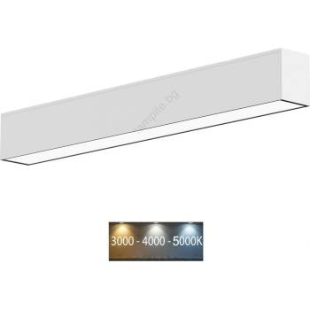 SINCLAIR LSM 24-40CCT - LED Плафониера LSM LED/40W/230V 120 см сребрист (SNC053)