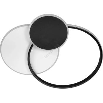 Venti Led Плафониера led/78w/230v 3000-5000k черен/сив (ve0579)