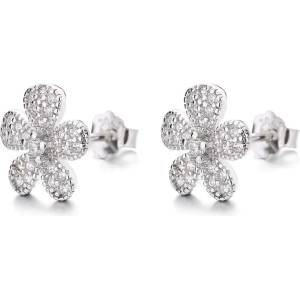 Silenti Jewelry Сребърни обеци "Пролетна Свежест