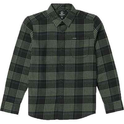 VOLCOM Риза с дълъг ръкав Volcom Caden Plaid Long Sleeve Shirt - Green