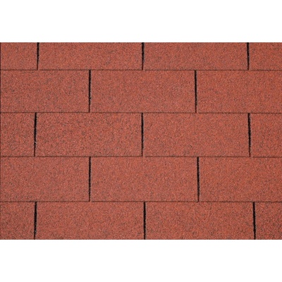 Onduline Bardoline Classic obdĺžnik 3T červený mix 2 m2
