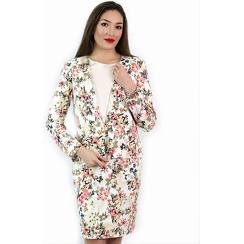 Image 1 of mar. fashion Дамско сако на цветя (03174-02a-02)