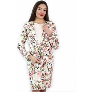 mar. fashion Дамско сако на цветя (03174-02a-02)