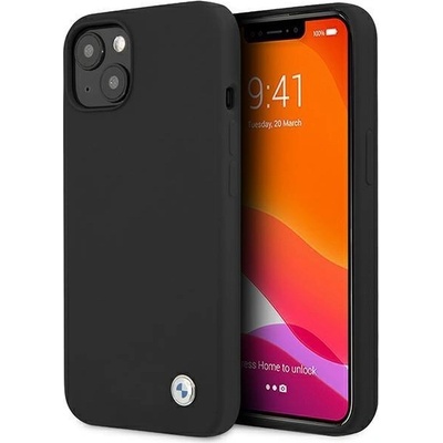 BMW Калъф BMW BMHCP13SSILBK, за iPhone 13 mini 5.4", черен (BMW000417-0)