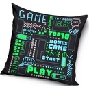 Javoli vankúš z polyesteru Gamer 40x40
