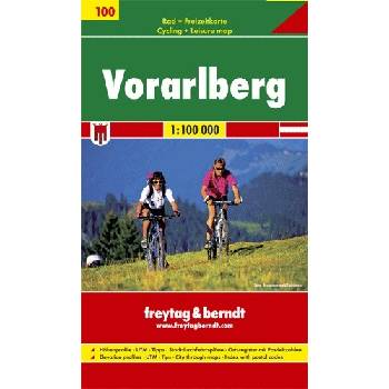 Vorarlberg-cyklomapa 1:100 000.FB