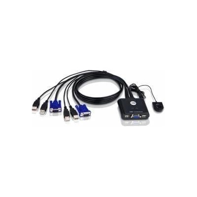 ATEN Превключвател KVM ATEN CS22U, 2 x 1, USB, VGA, CS22U
