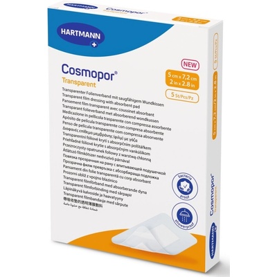 Hartmann Cosmopor transparent sterilní 5 x 7,2 g 5 ks