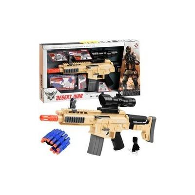 JOKO Dětská zbraň Desert War s pěnovými náboji 10 ks