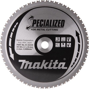 Makita нож за трион стомана SPECIALIZED 30 мм 5x2.1x25.4 мм 60 зъба B-33439 (B-33439)