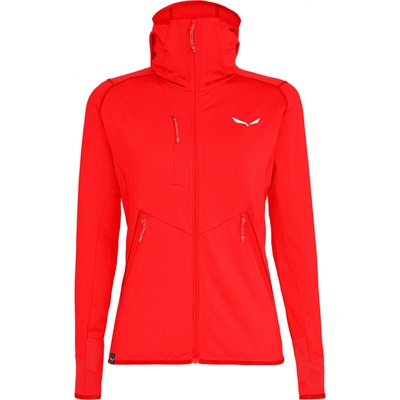 Salewa Дамско поларено яке Salewa Women's Agner Hybrid Polarlite Fullzip Hoody Fleece jacket - Flame Melange - размер 34 (EU) (105-2337-0812)