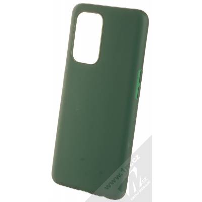 1Mcz Matt TPU ochranný silikonový kryt pro Oppo A94 5G, F19 Pro Plus 5G, Reno5 Z tmavě zelená (forest green)