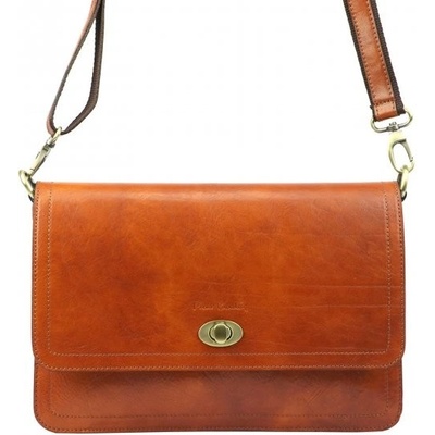 Pierre Cardin kožená kabelka 4236 GNC AVANC camel