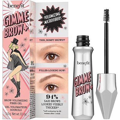 Benefit Gimme Brow+ Brow-Volumizing objemový gel na obočí 3.75 Warm Medium Brown 3 g – Zboží Dáma