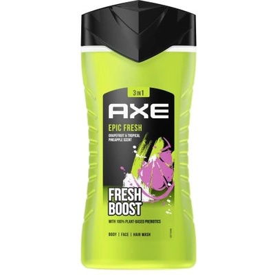 AXE Epic Fresh 3in1 душ гел с аромат на тропически плодове 250 ml за мъже