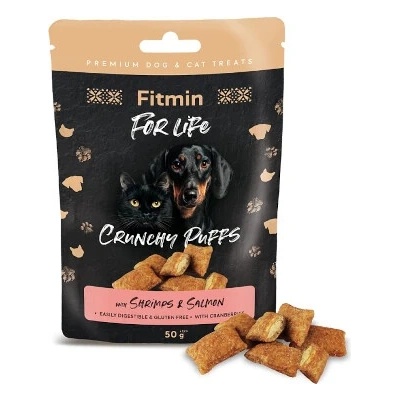 FITMIN For Life Cat biscuits with salmon & chicken 50 g
