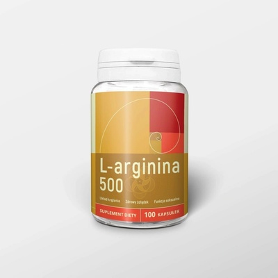 L-arginín 100 kapsúl x 500 mg