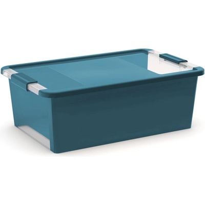 KIS Пластмасова кутия за съхранение с капак петролена 55x35x19 cm Bi-Box - KIS (246568)