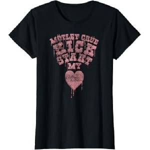 Mötley Crüe Kick Start My Heart Black M Дамски Риза (MOTTEE33LB02)