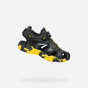 Geox Черни момчешки сандали Geox Borealis Geox | Cheren | Момчешки | 28 - zoot - 122,83 лв
