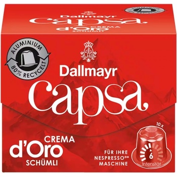Dallmayr Кафе капсули Dallmayr Crema d'Oro Schumli 10 бр. съвместими с Nespresso система