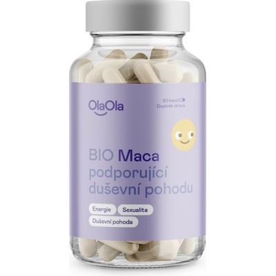 OlaOla BIO Maca podporujúci duševnú pohodu 90 kapsúl