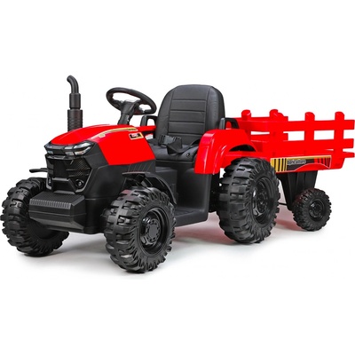 Daimex elektrický traktor Forest s vlekem 2x 24V/200W červený – Zboží Mobilmania