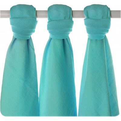 KIKKO Bambusové Colours turquoise 3 ks