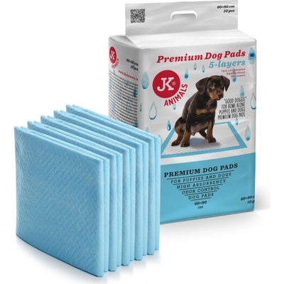 JK ANIMALS podložky Premium Dog Pads 10 ks, 60 x 90 cm