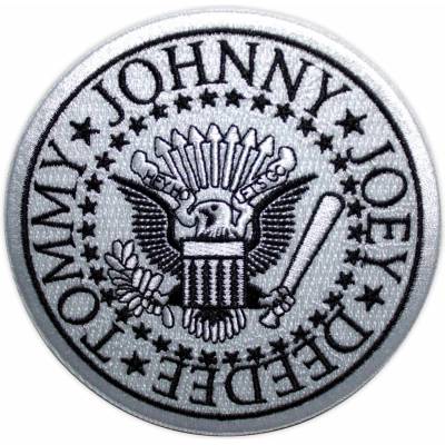 Nažehlovačka Ramones - Presidential Seal White, Biela,Univerzálna