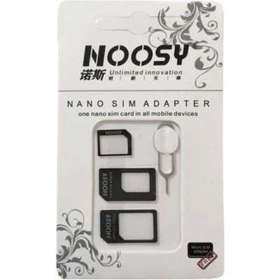 Noosy SIM adaptér (MINI, NANO, MICRO + klíček)