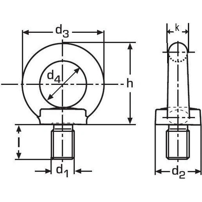 šroub M10 ZINEK C15 E s okem závěsný DIN 580 – Zboží Mobilmania