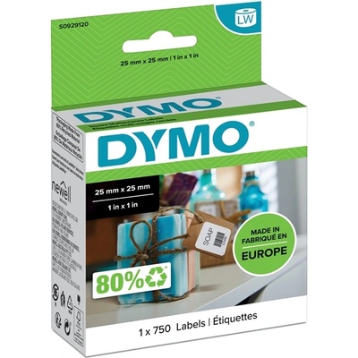 DYMO Етикетен принтер Dymo LabelWriter 25 мм x 25 мм многоцелеви стикери (S0929120)