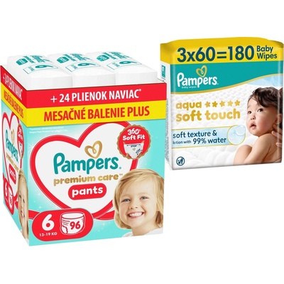Pampers Premium Care Pants 6 96 ks